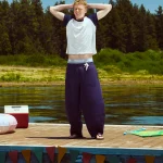 Blue Sweaty Baggy Sweatpants 3