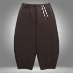 Espresso Brown Sweaty Baggy Sweatpants (3)