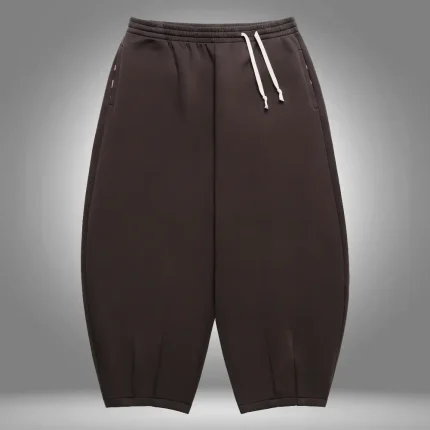 Espresso Brown Sweaty Baggy Sweatpants (3)