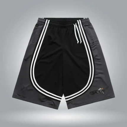 GAF1 Mesh Shorts Black & White