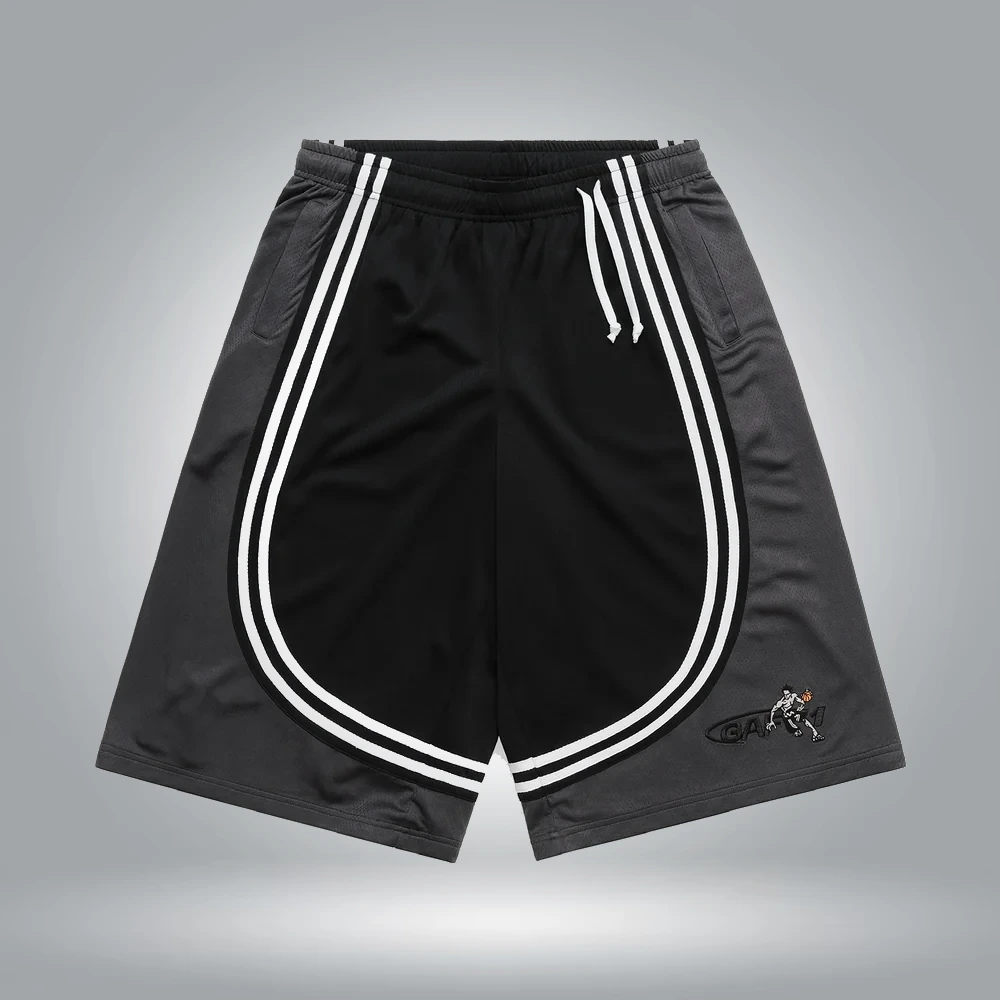 GAF1 Mesh Shorts Black & White GAF1 Mesh Shorts Black & White