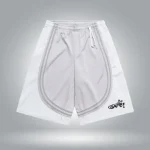 GAF1 Mesh Shorts Gray & White