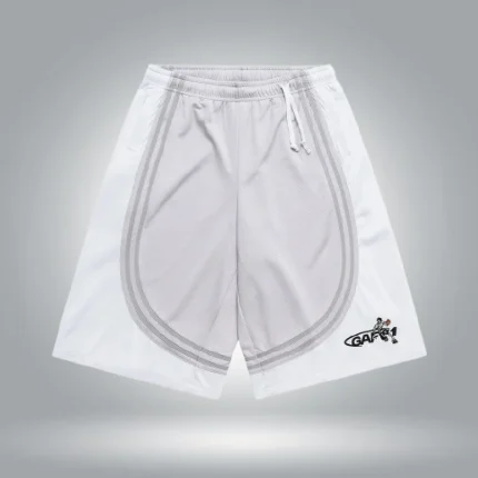 GAF1 Mesh Shorts Gray & White