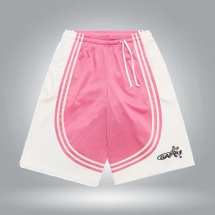 GAF1 Mesh Shorts Pink & White