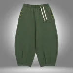 Olive Green Sweaty Baggy Sweatpants