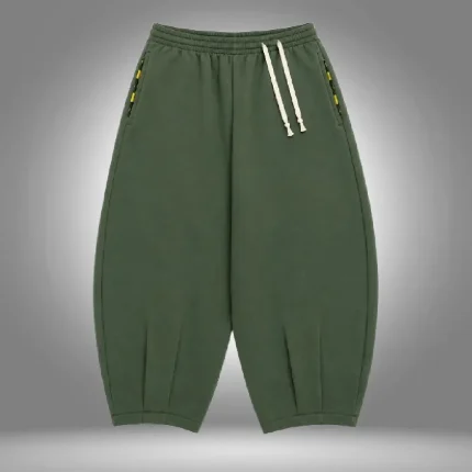 Olive Green Sweaty Baggy Sweatpants