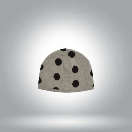 Polka Beanie Mainline Headwear Gray