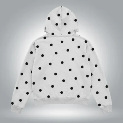 Polka Dot Zip Hoodie