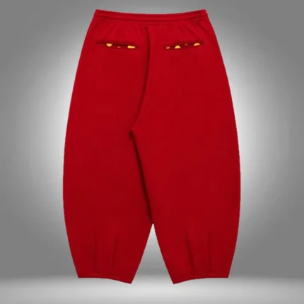 Red Sweaty Baggy Sweatpants (1)